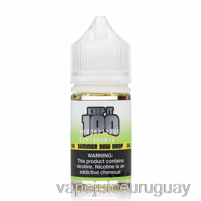 Gota De Rocío De Verano - Mantenlo 100 Sales - 30ml 30mg Vape Recargable